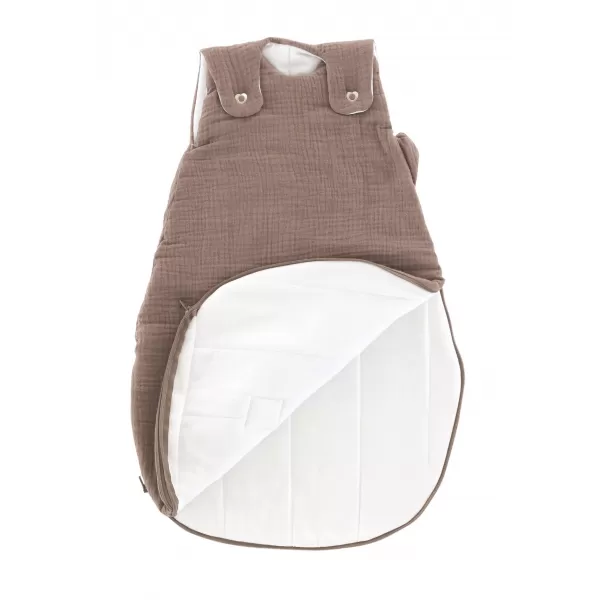 TRÄUMELAND Vnější spací pytel Liebmich Musselin Kastanie 68/74