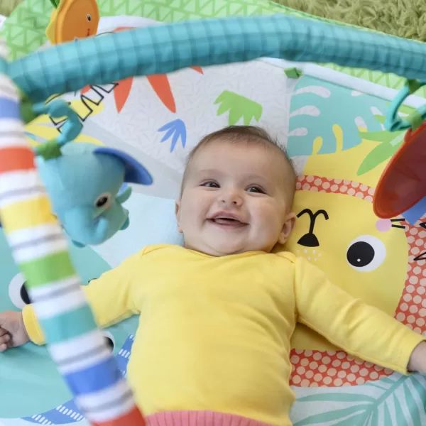 BRIGHT STARTS Deka na hraní Wild Wiggles s aktivitami 0m+