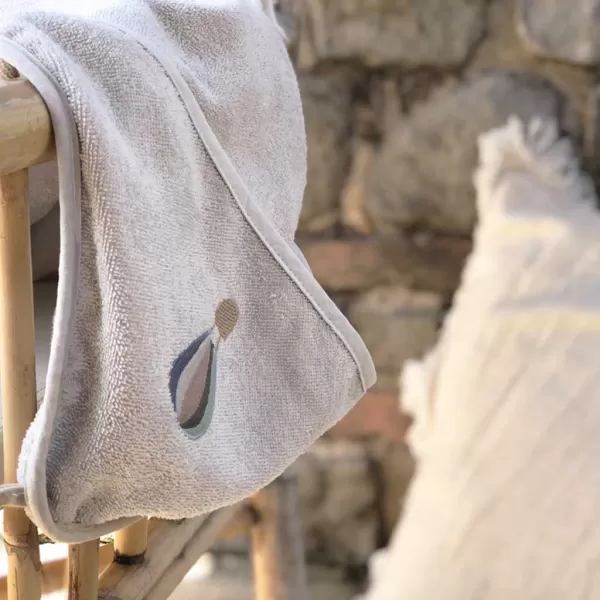 PETÚ PETÚ Mano Kojenecká osuška s kapucí Air Balloon