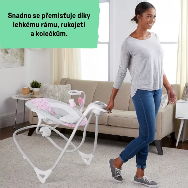 INGENUITY Houpačka vibrující s melodií Cassidy 0+m, do 9 kg