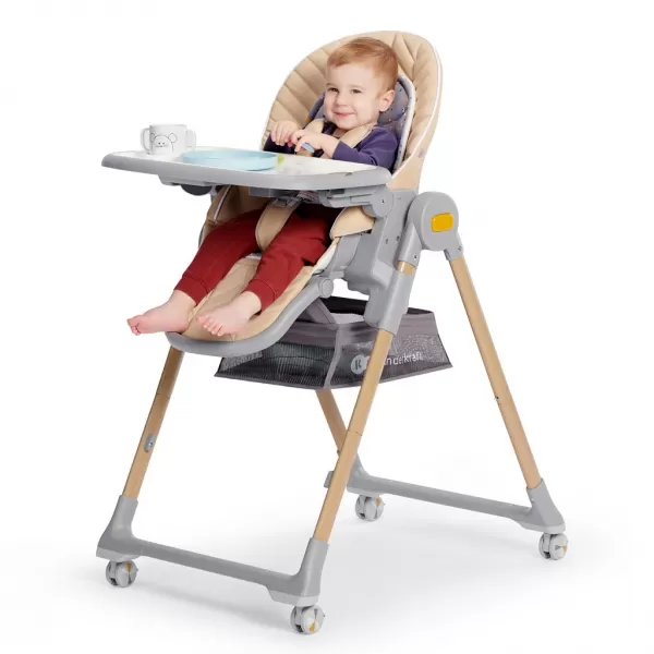 KINDERKRAFT SELECT Židlička jídelní Lastree Wood, Premium
