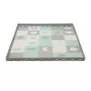 KINDERKRAFT Podložka pěnová puzzle Luno Shapes 185 x 165 cm Mint, 30ks, Premium