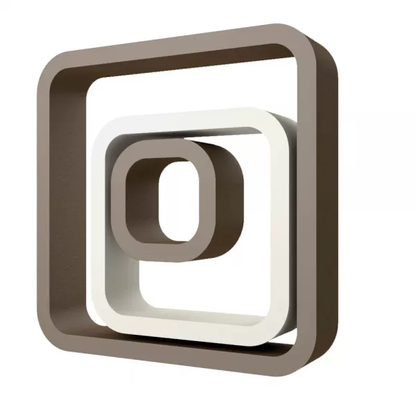 Faktum Polička Pille 3 ks Barva: žlutá/zelená/modrá