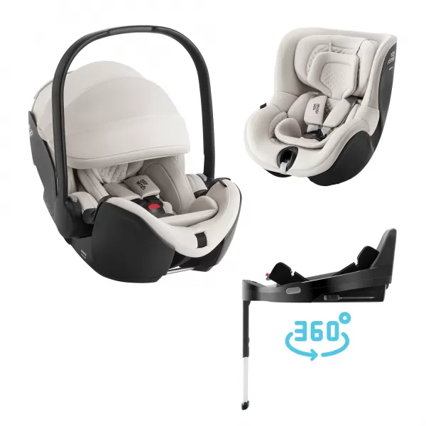 Römer Autosedačka set Baby-Safe Pro + Vario Base 5Z + autosedačka Dualfix 5z Lux + letní potah ZDARMA