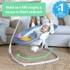 INGENUITY Houpačka pohupující hudební Chambray 0m+, do 9 kg