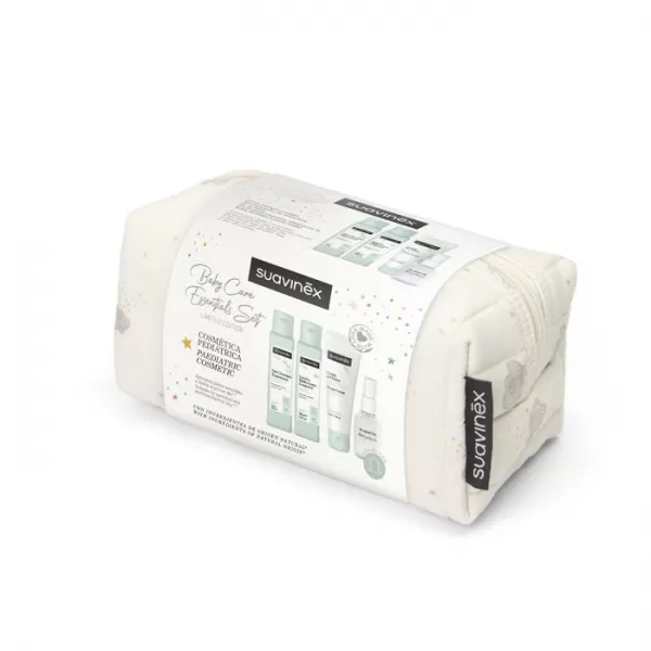 SUAVINEX Kosmetická sada na cesty V BAVLNĚNÉ TAŠTIČCE