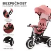 KINDERKRAFT Tříkolka Aston Rose pink