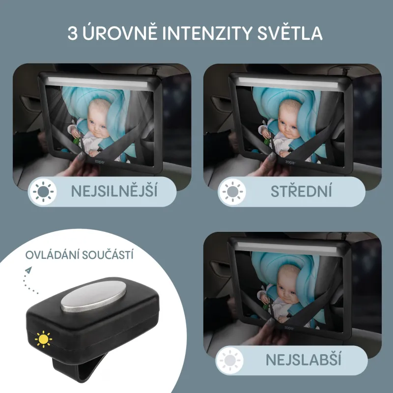 Zopa Zrcátko s LED osvětlením DELUXE