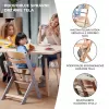 KINDERKRAFT Židlička jídelní Enock