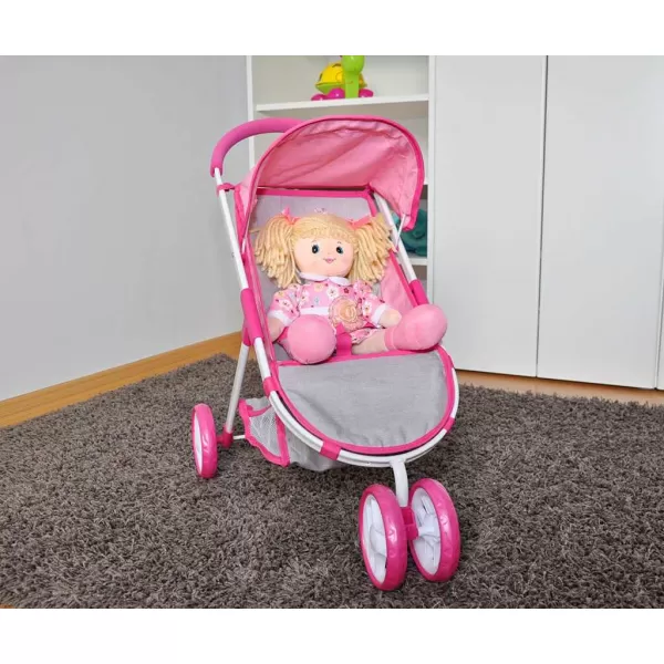 Milly Mally Dětský golfový kočárek pro panenky Susie Prestige Pink