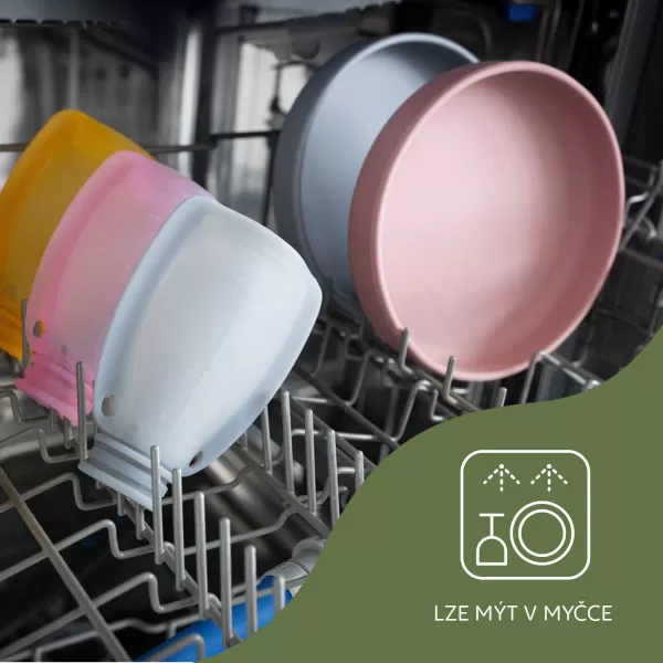 Zopa Silikonový talířek, Dove Grey