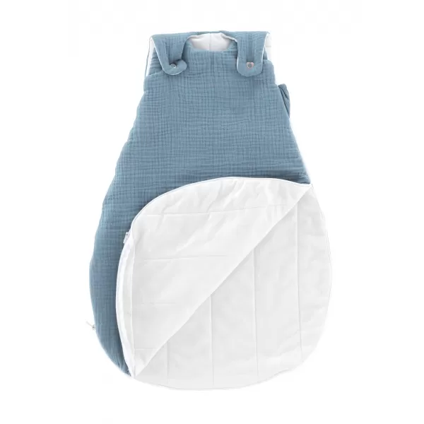 TRÄUMELAND Vnější spací pytel Liebmich Musselin Hellblau 62/68