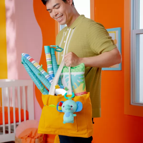 BRIGHT STARTS Deka na hraní Wild Wiggles s aktivitami 0m+