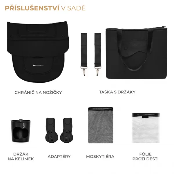 KINDERKRAFT SELECT Kočárek kombinovaný Yoxi 3v1