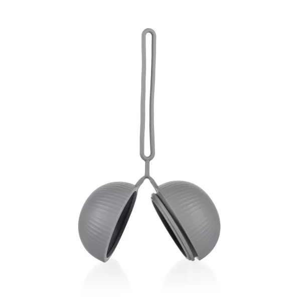 Zopa Silikonové pouzdro na dudlík uzavíratelné, Dove Grey