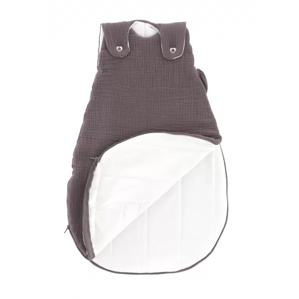 TRÄUMELAND Vnější spací pytel Liebmich Musselin Schokopflaume 68/74