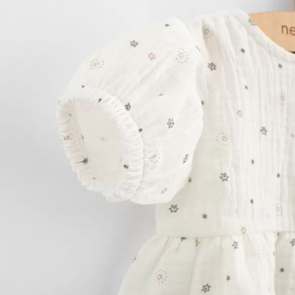 New Baby Kojenecké mušelínové šaty Zora