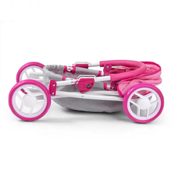 Milly Mally Dětský kočárek pro panenky Dori Prestige Pink