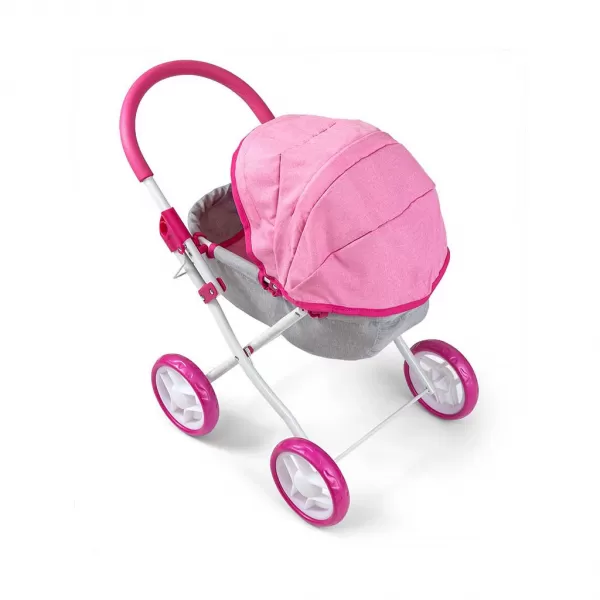 Milly Mally Dětský kočárek pro panenky Dori Prestige Pink