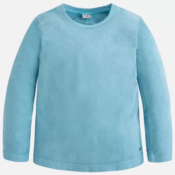 MAYORAL Triko tyrkys PERLIČKA