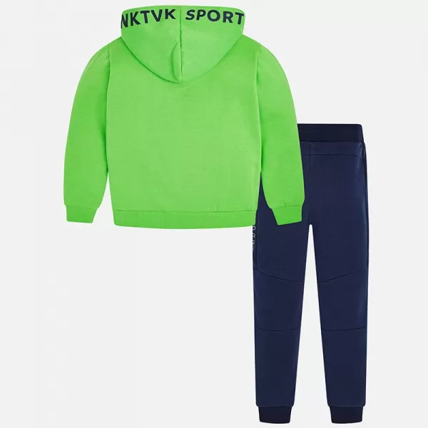 MAYORAL Tepláková souprava zelená SPORTY - 14 let