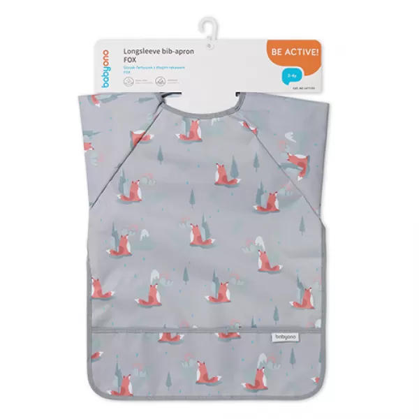BABYONO Bryndák s dlouhým rukávem Fox 85x42 cm, 2-4r