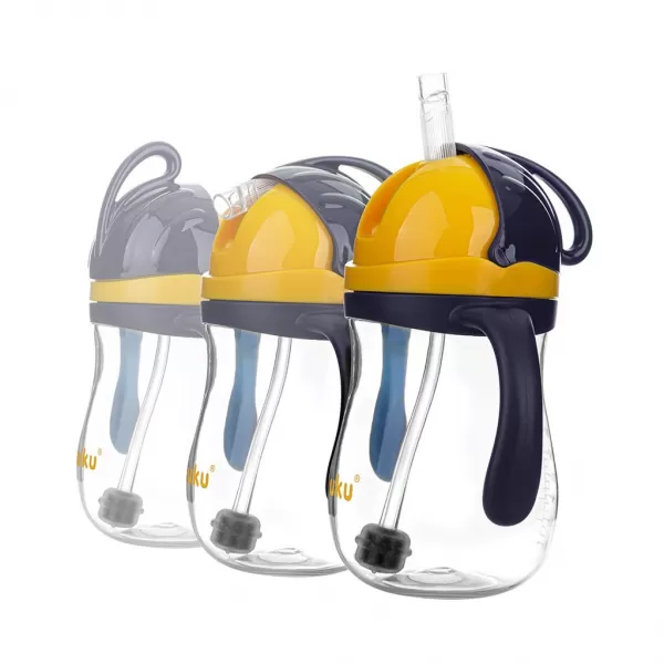 Akuku Kouzelná láhev s brčkem a závažím 280 ml