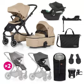 PETITE&MARS Kočárek kombinovaný ICON 2v1 XXL AIR + CYBEX Aton B2 i-Size + základna