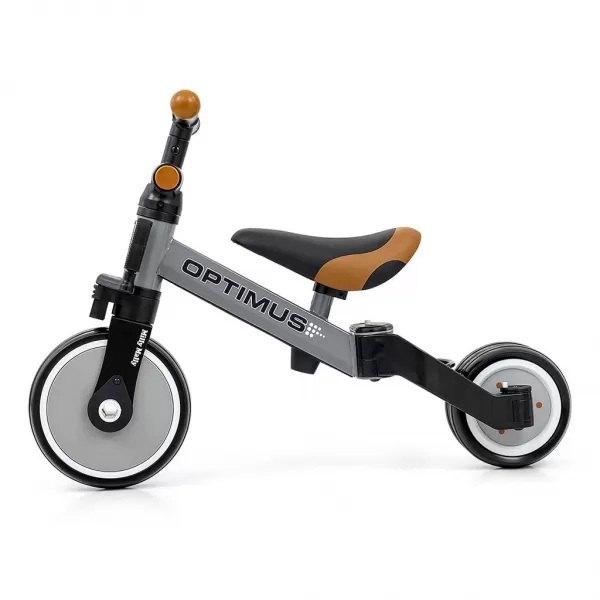 Milly Mally Dětská tříkolka 3v1 Optimus grey