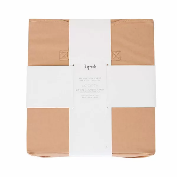 3 SPROUTS Truhla na hračky Recycled Solid/Clay