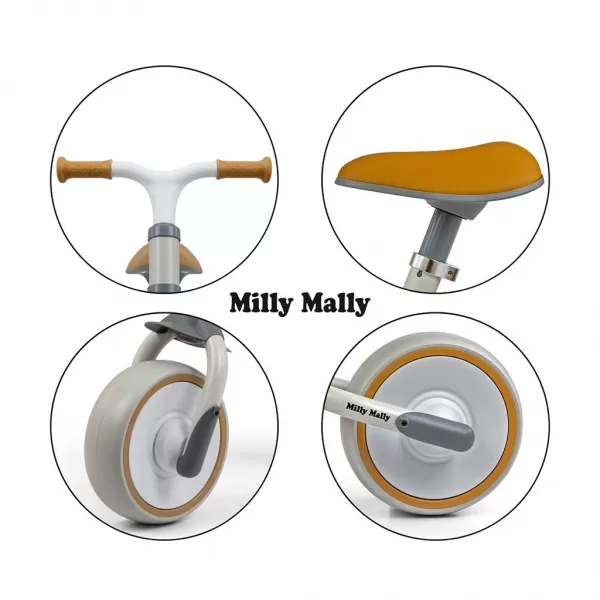 Milly Mally Dětské odrážedlo kolo Skippy white