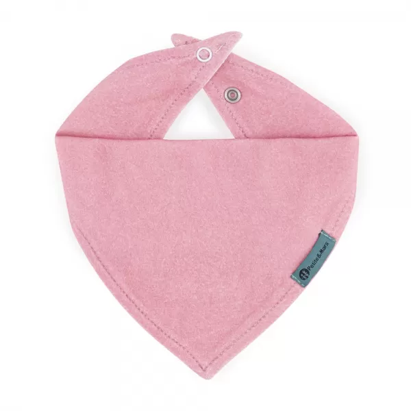 PETITE&MARS Bryndák bandana Luke 2 ks Beige Strawberies&Dusty Rose 3m+