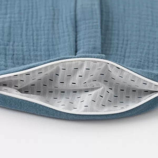 TRÄUMELAND Letní spací pytel Liebmich Musselin Jeansblau 90