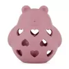PETITE&MARS Hračka silikonová s chrastítkem Bear Basil 0m+