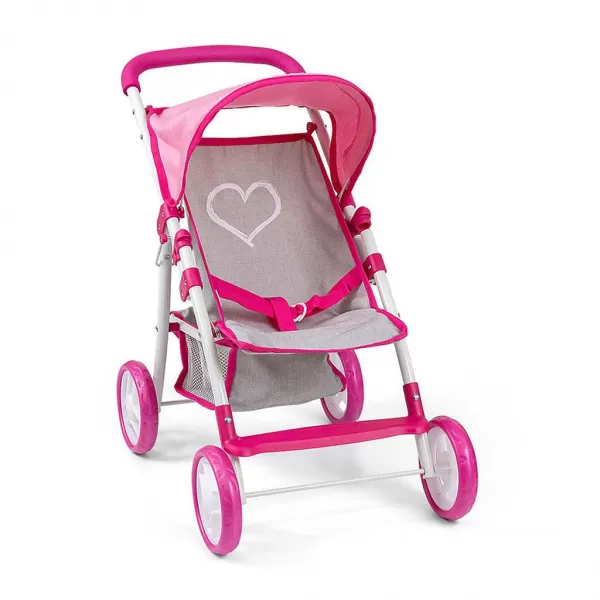 Milly Mally Dětský sportovní kočárek pro panenky Natalie Prestige Pink