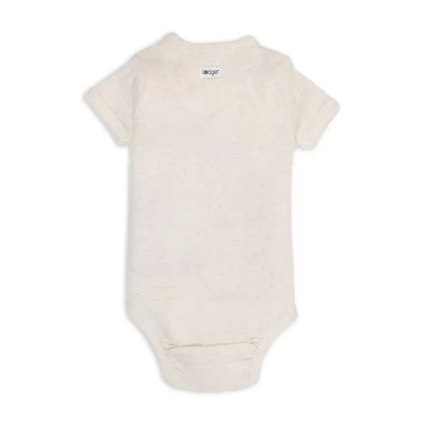 LODGER Body s krátkým rukávem Melange Birch vel. 62