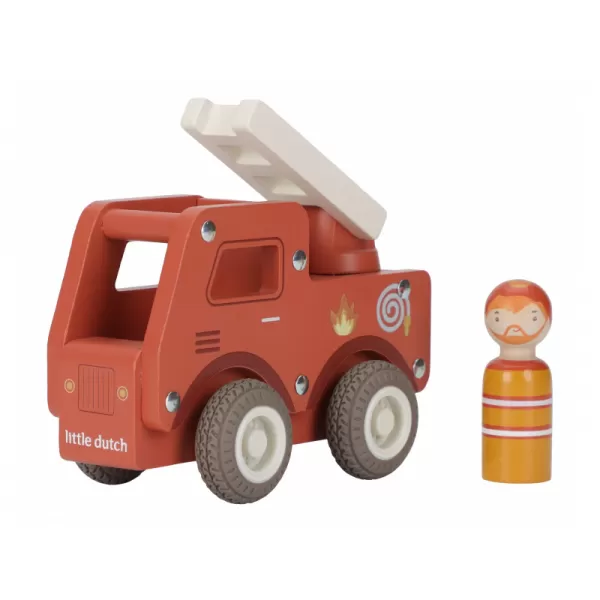 Little Dutch Hasičské auto dřevěné