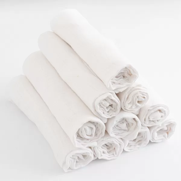 New Baby Látkové bavlněné pleny STANDARD 60 x80 cm 10 ks bílé