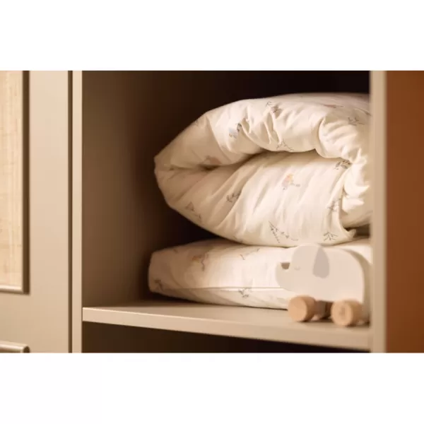 Jollein Povlečení 140x100 a 40x60 cm Lovely Birds