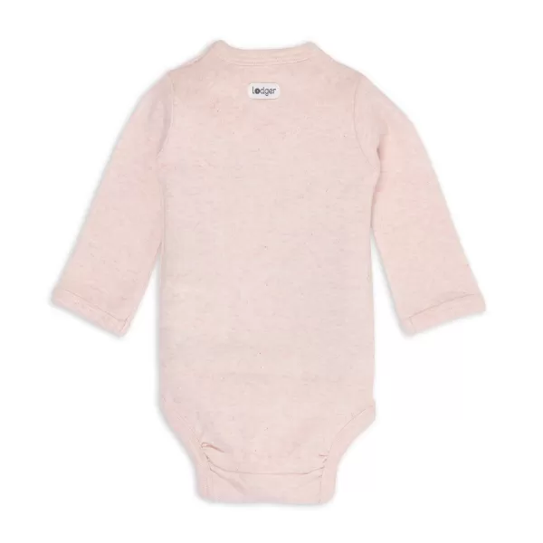 LODGER Body s dlouhým rukávem Melange Tan vel. 80