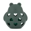 PETITE&MARS Hračka silikonová s chrastítkem Bear Basil 0m+