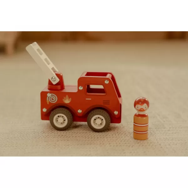 Little Dutch Hasičské auto dřevěné