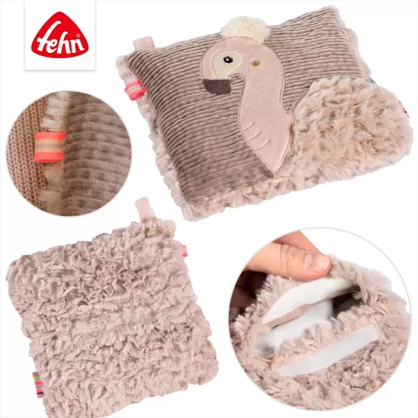 Baby Fehn Nahřívací polštářek plameňák, Pink