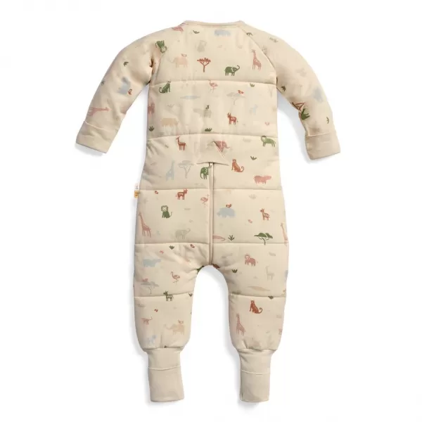 ERGOPOUCH Overal na spaní organická bavlna Onesie Savannah 6-12 m, 2,5 tog
