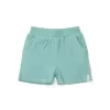 Little Dutch Tričko a kraťasy Seashells / Stripes Surf Blue vel. 98/104