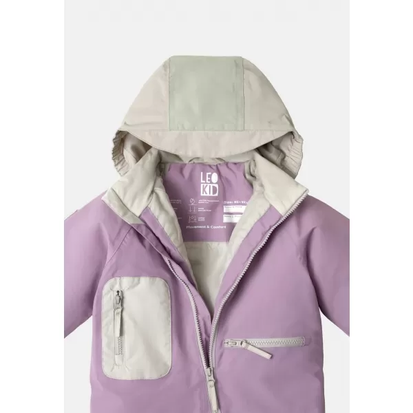 LEOKID Kombinéza Color Kit Purple Fin vel. 12 - 18 měsíců (vel. 80)