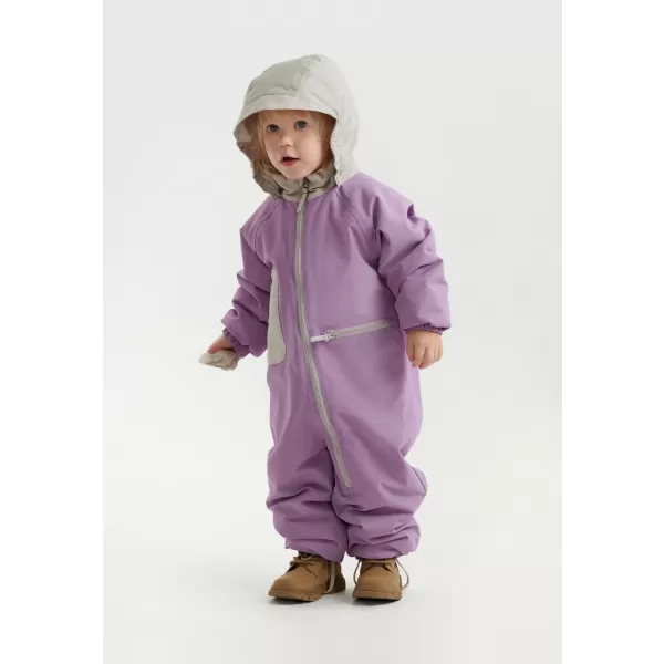 LEOKID Kombinéza Color Kit Purple Fin vel. 12 - 18 měsíců (vel. 80)