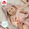 Baby Fehn Ručník s kapucí plameňák, Pink