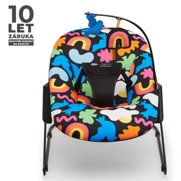 KINDERKRAFT Lehátko houpací Calmee Happy Shapes 0m+, do 9kg