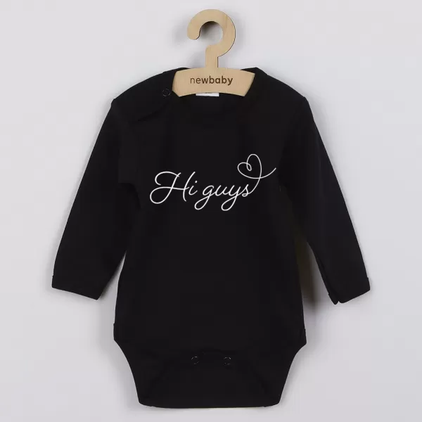 New Baby Dětské body s potiskem Hi guys